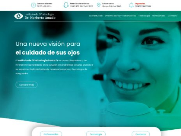 institutodeoftalmologiasantafe.com